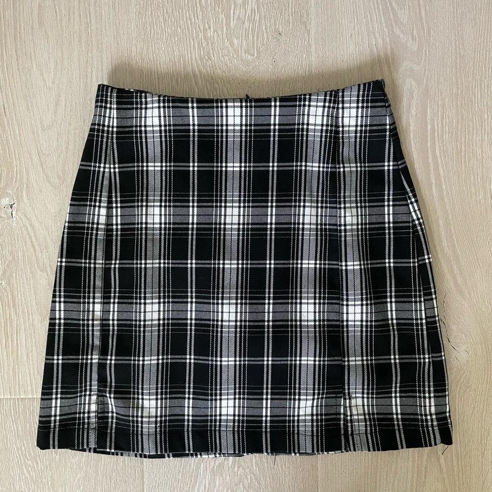 Brandy Melville Plaid Mini Skirt